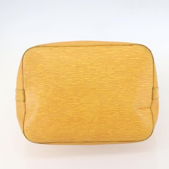Authentic LOUIS VUITTON Epi Petit Noe Shoulder Bag Yellow M44109 LV - Picture 16 of 16